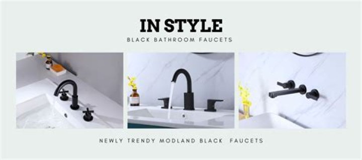 Are black faucets a trend