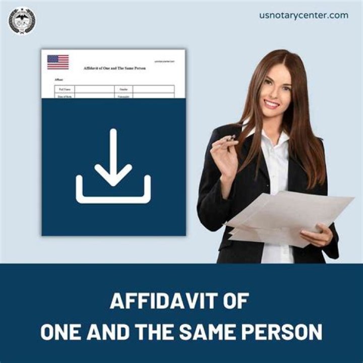 Are one and the same person