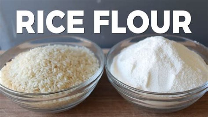 Are there different types of rice flour