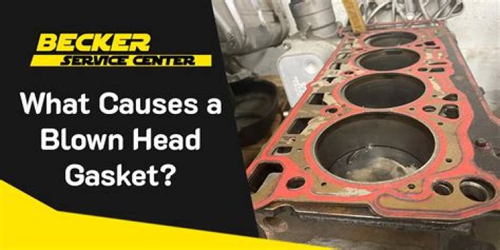 Can a blown head gasket cause an oil leak