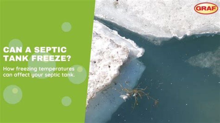 Can a septic field freeze