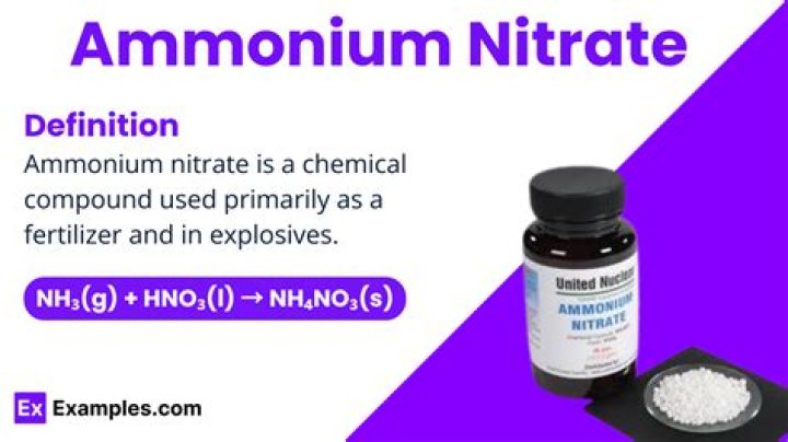 Can ammonium nitrate kill you