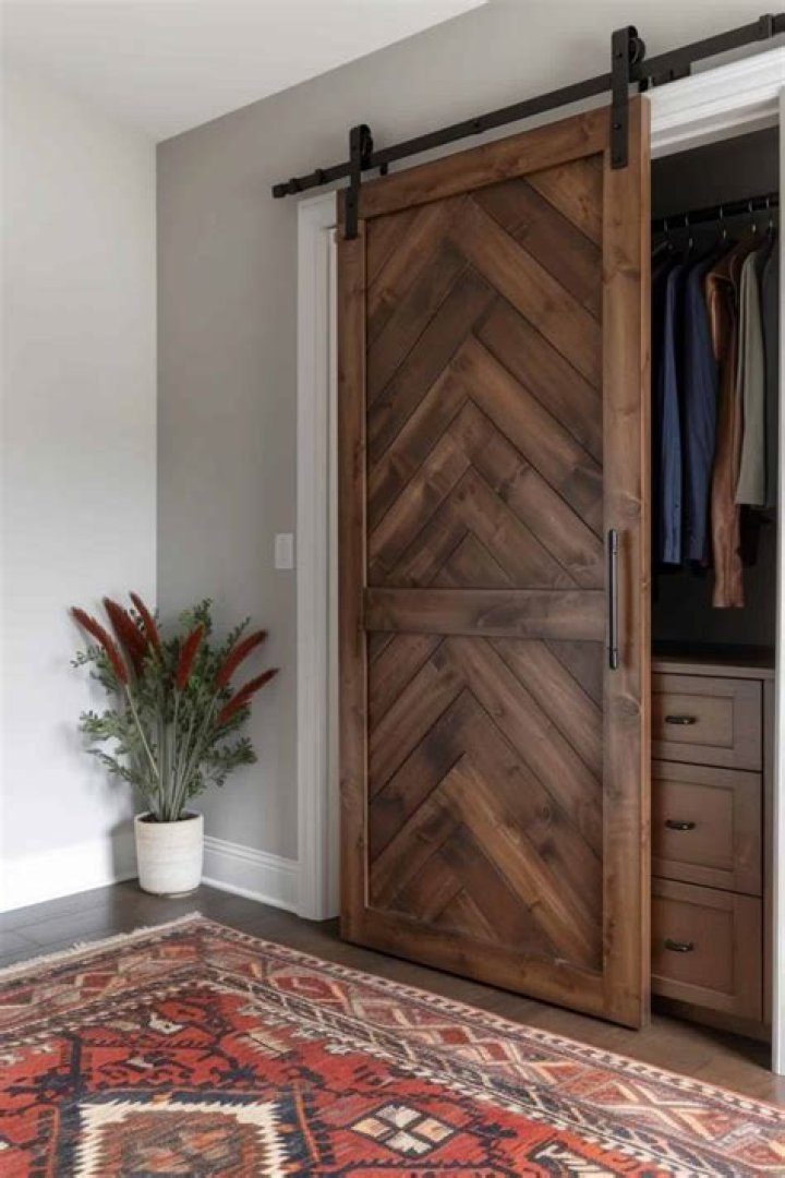 Can barn doors be used for closets