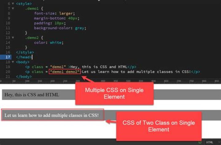 Can CSS class name have space