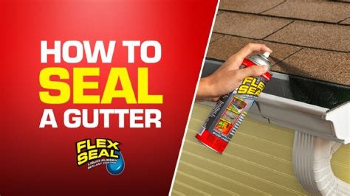 Can flex seal be used on gutters