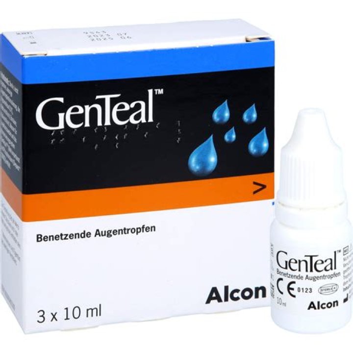 Can GenTeal eye drops be used with contacts