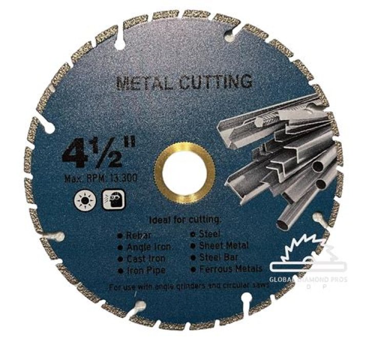 Can I cut steel with a diamond blade