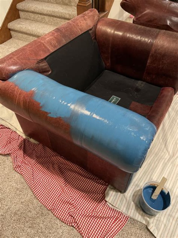 Can I paint leather sofa