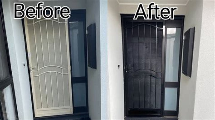 Can I paint my security door