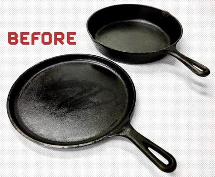 Can I sand a cast iron skillet
