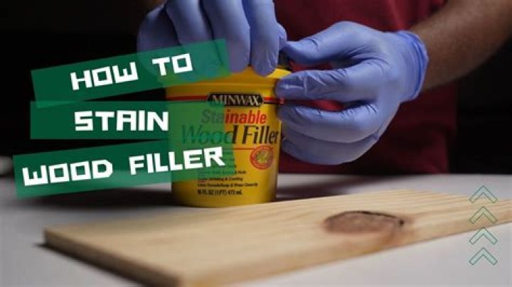 Can I stain over wood filler