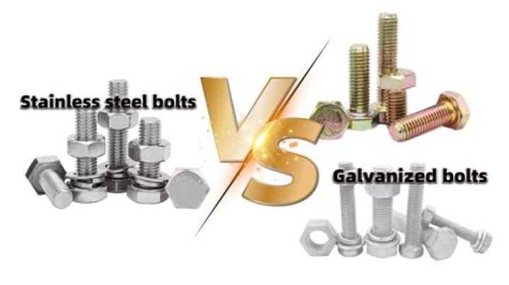 Can I use galvanized bolts with stainless steel
