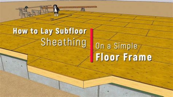 Can I use sheathing for subfloor