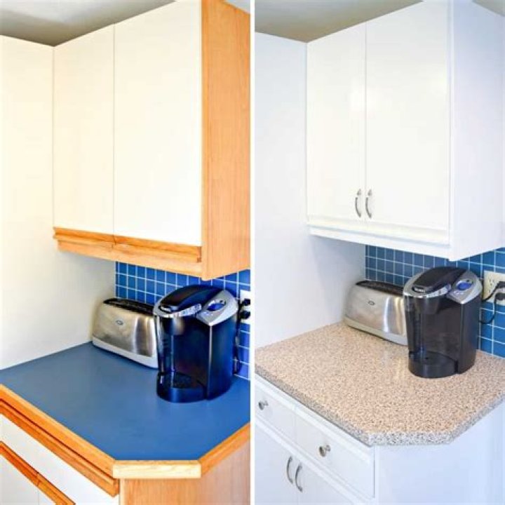 Can laminate kitchen cupboards be painted