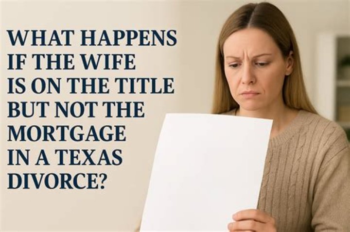 Can my wife be on the title but not the mortgage