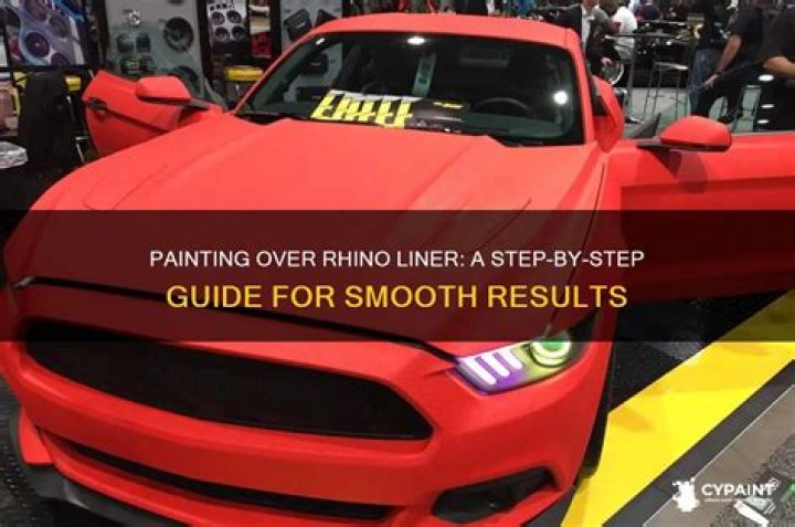 Can Rhino liner be painted