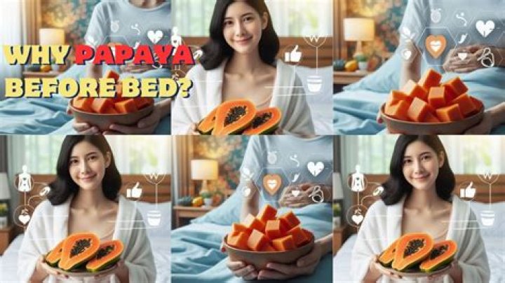 Can we eat papaya before going to bed