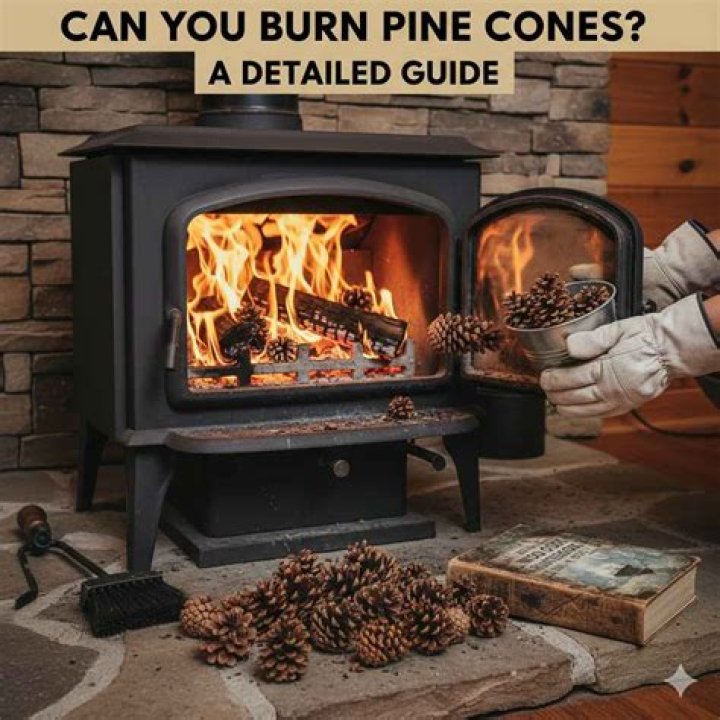 Can you burn pine cones