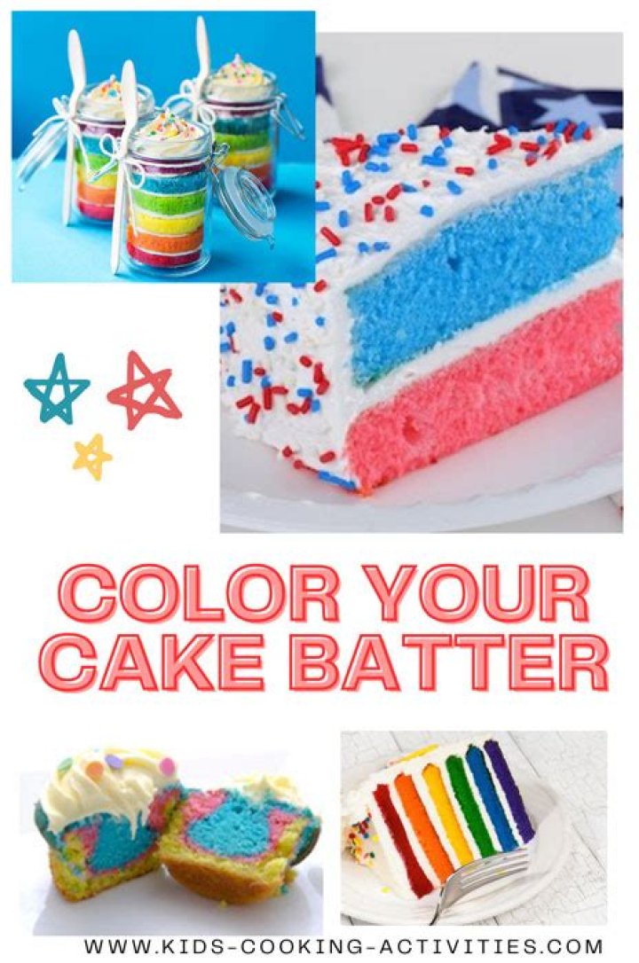 Can you color cake batter