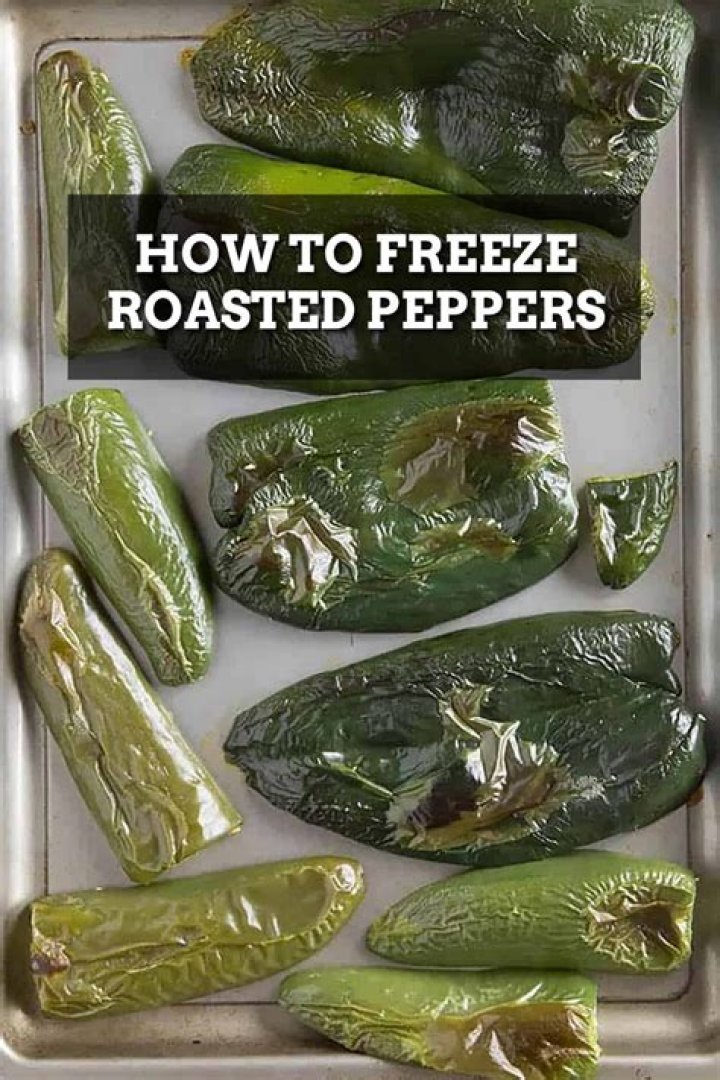 Can you freeze roasted poblano peppers