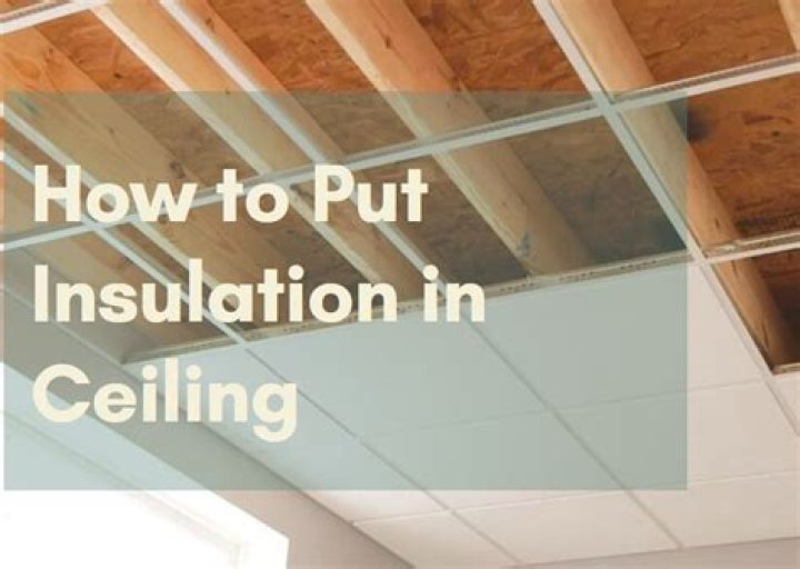 Can you insulate drop ceiling
