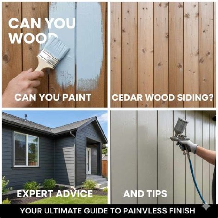 Can you paint log siding