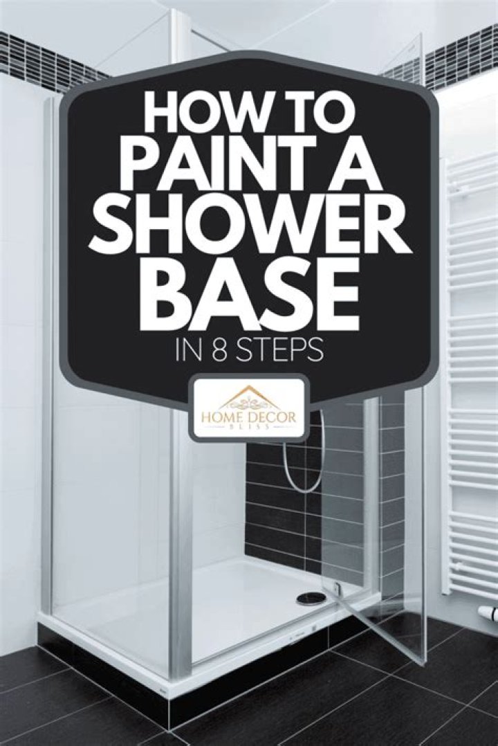 Can you paint the shower base