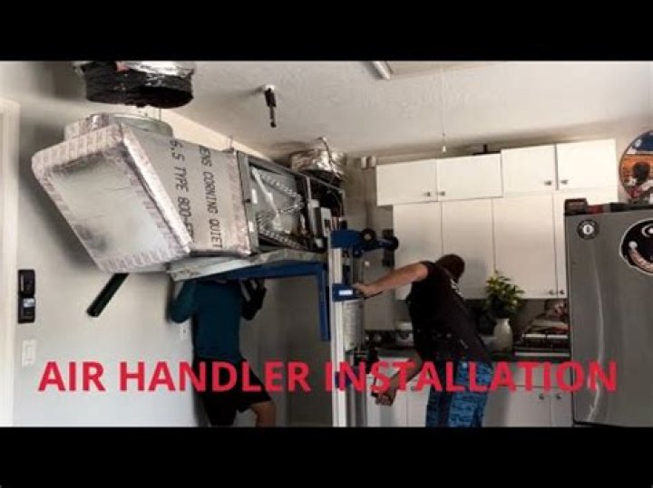 Can you put air handler in garage