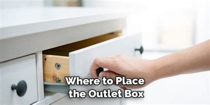 Can you put an outlet in a drawer