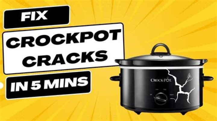 Can you repair a cracked crock pot