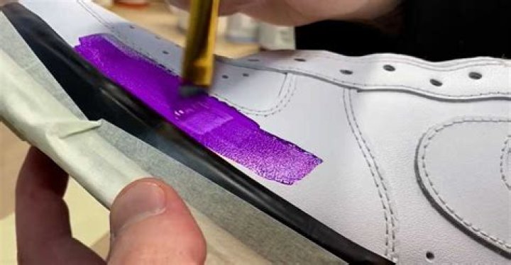 Can you spray paint leather sneakers