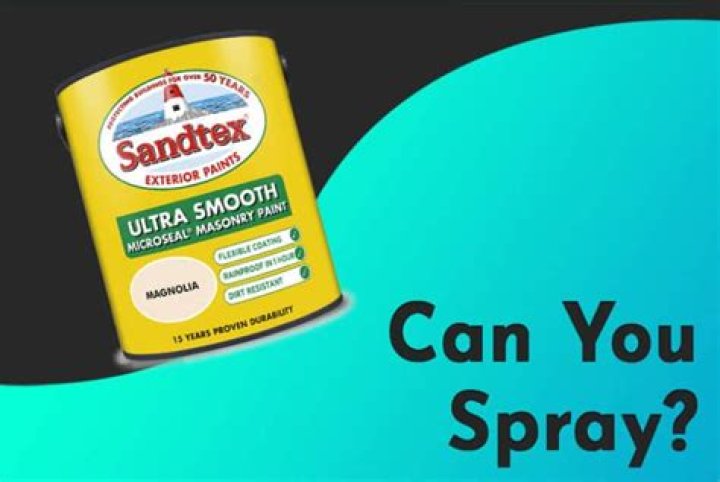 Can you spray sandtex paint