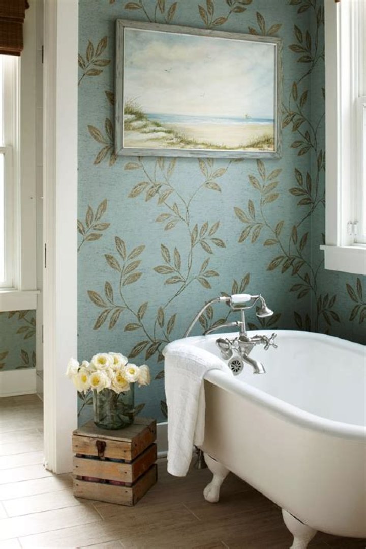 Can you use paintable wallpaper in a bathroom