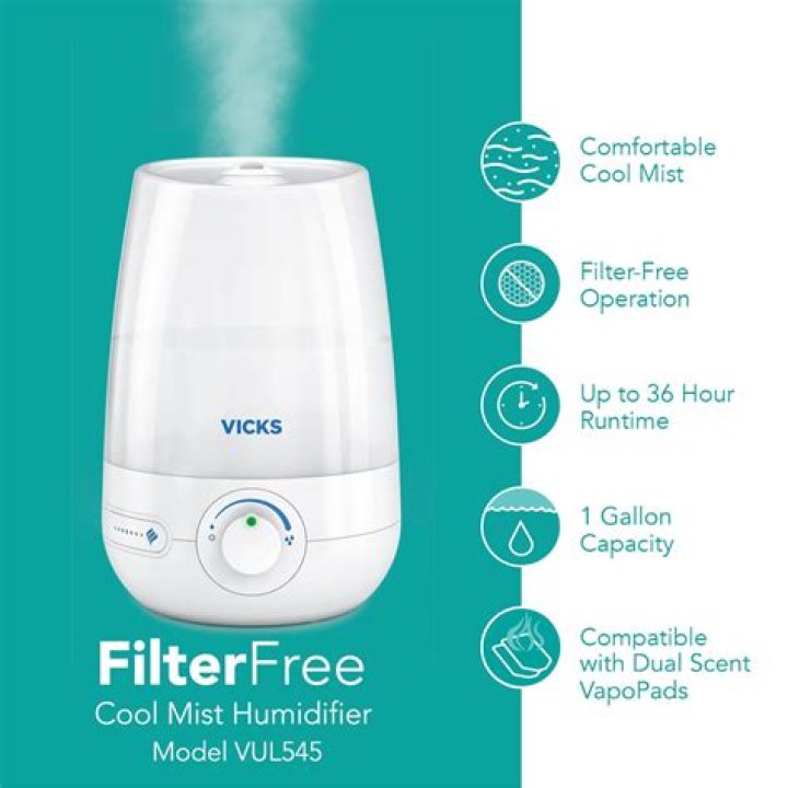 Can you use Vicks humidifier without filter