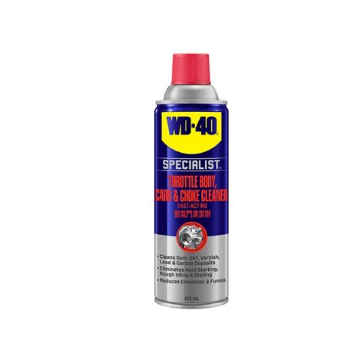 Can you use WD 40 to clean throttle body
