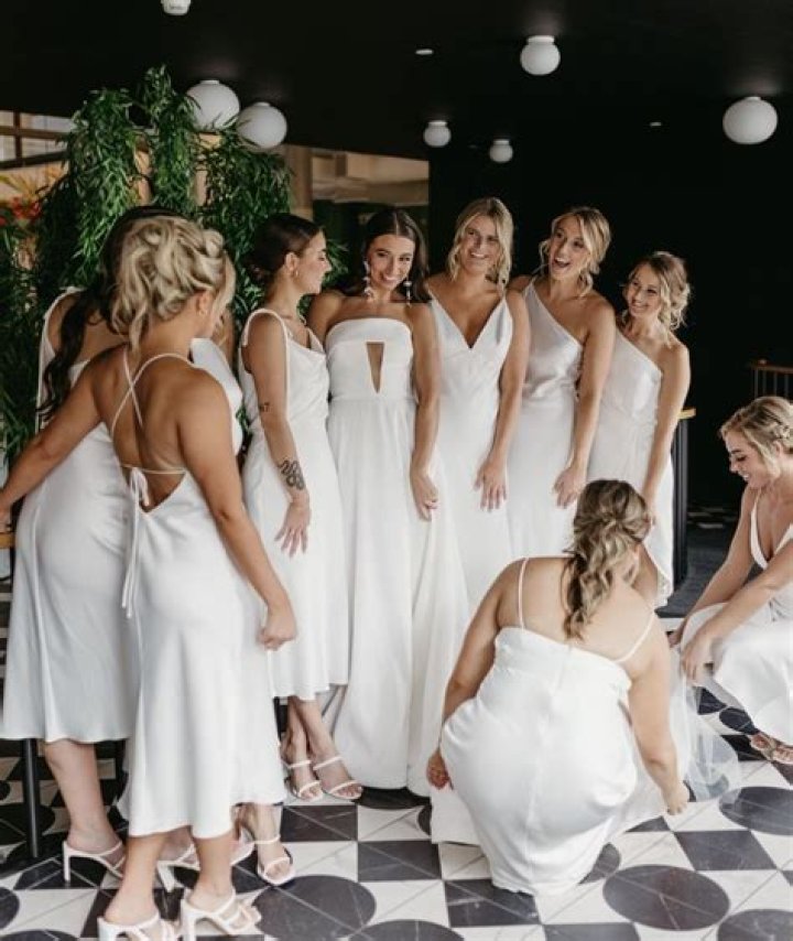 Can you wear a white based print to a wedding