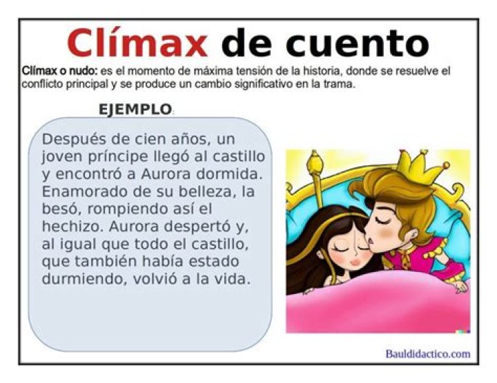 ¿Cuál es el clímax de un texto