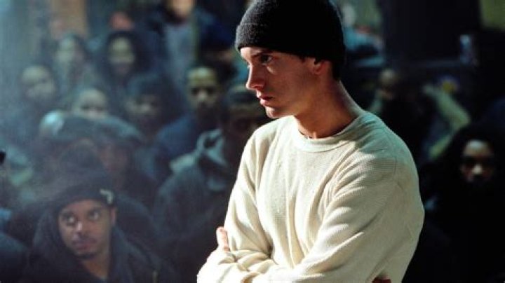 Did Eminem write the raps in 8 Mile