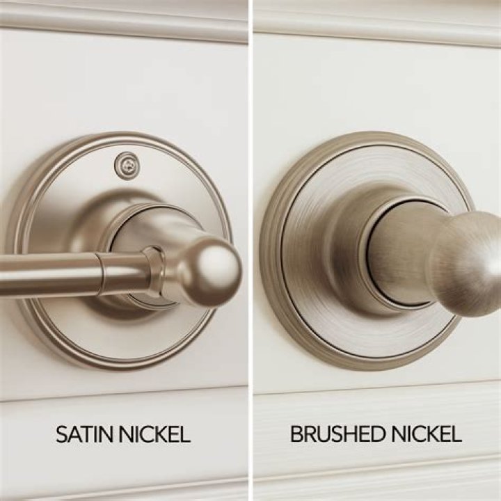 Do brushed nickel and satin nickel look the same
