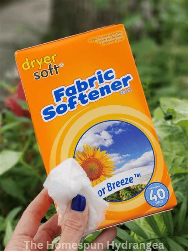 Do fabric softener sheets repel bugs
