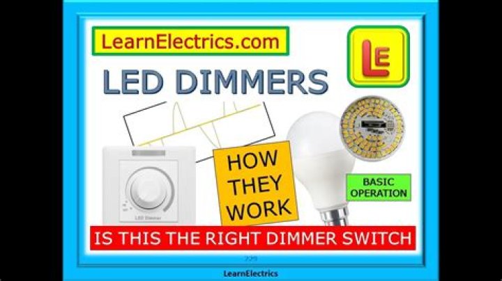 Do LED lights work with dimmers