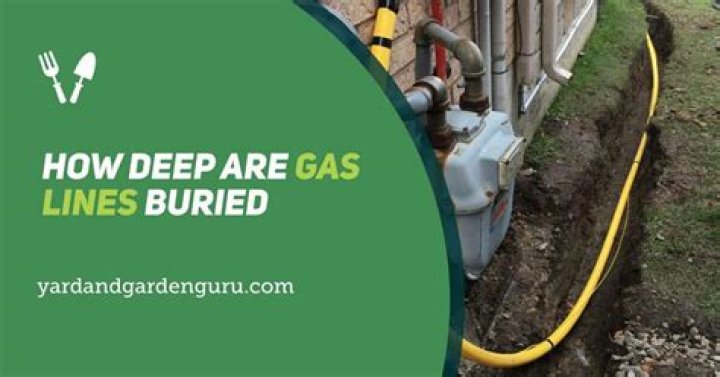 Do natural gas lines need to be buried