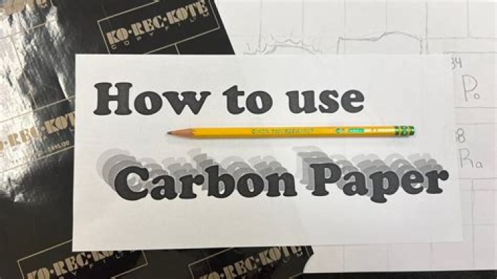 Do people still use carbon paper