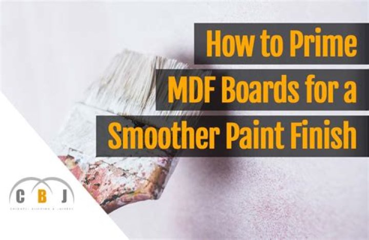 Do you need to prime MDF