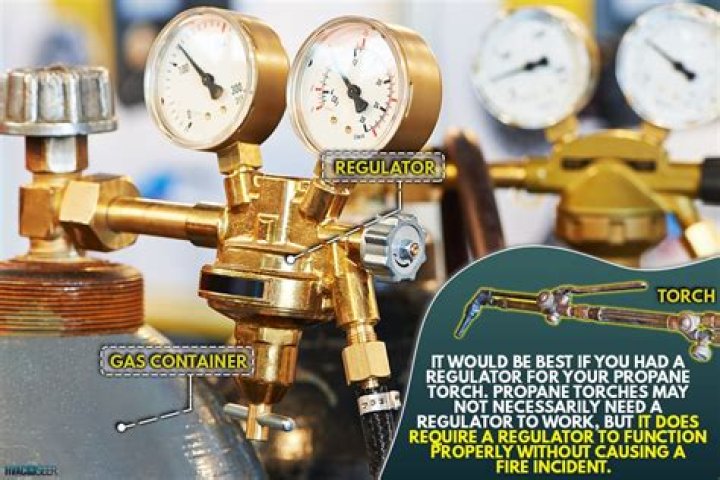Does a propane torch need a regulator