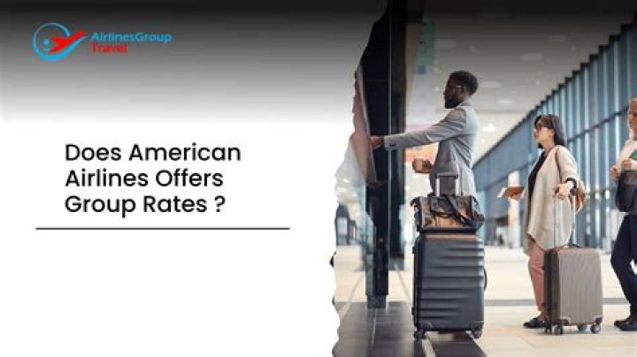 Does American Airlines do group rates