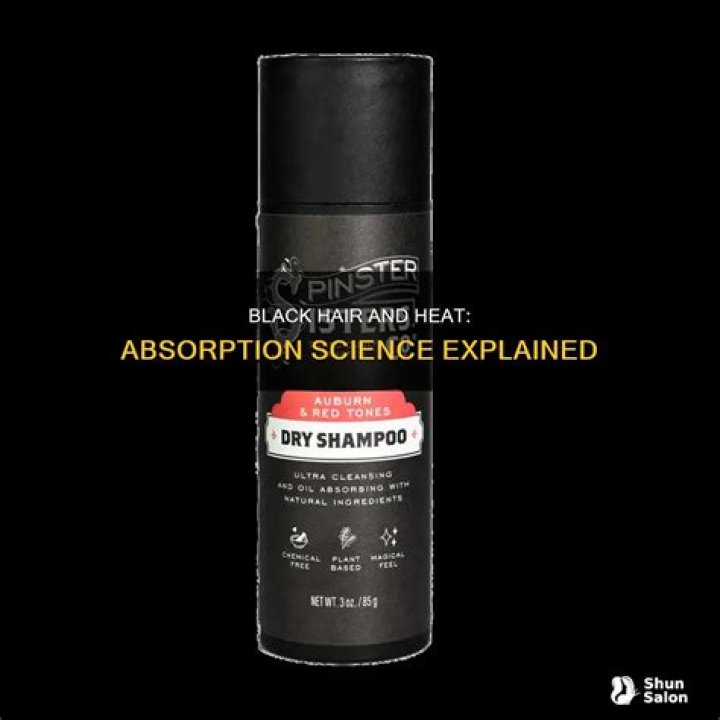 Does dark hair absorb more heat