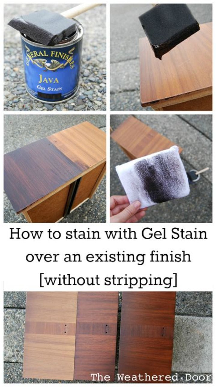 Does gel stain penetrate wood