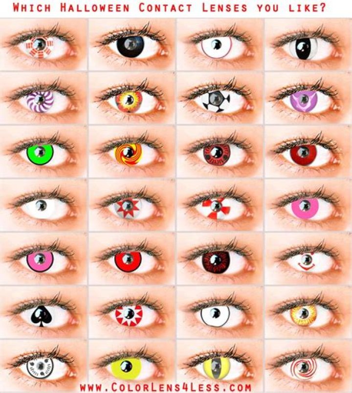 Does Halloween City have colored contacts