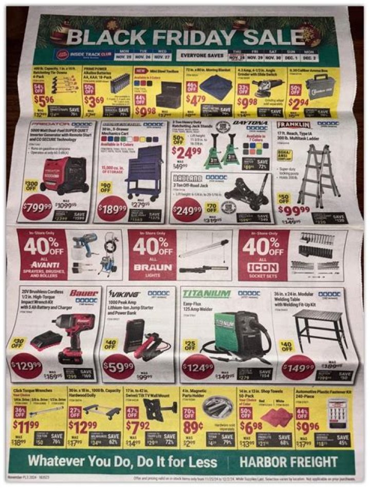 Does Harbor Freight pay weekly